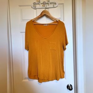 Ladies Mustard Tee Shirt